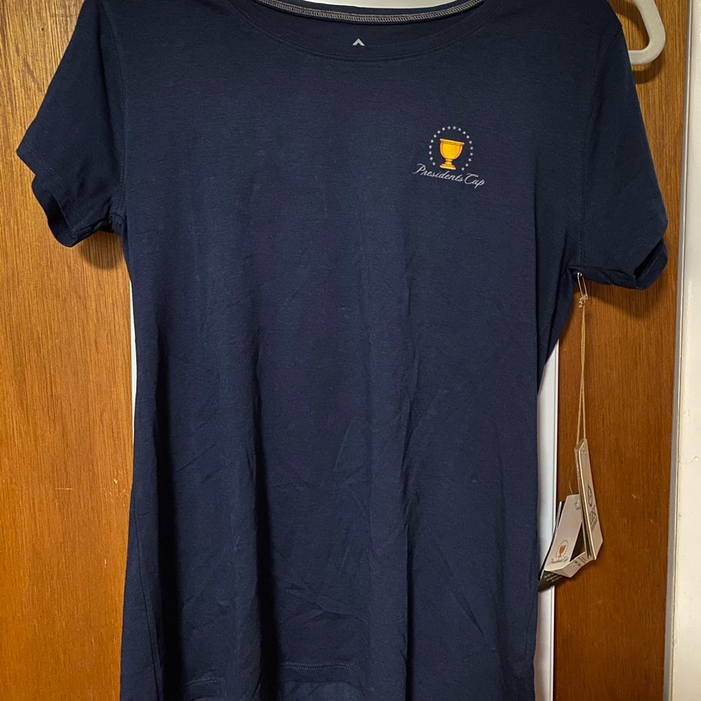 Presidental Cup Womans L Navy Tee